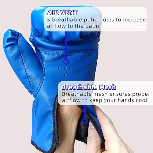 Miniatura 3 de Vhxorrz Guantes de boxeo para niños, guantes de boxeo para niños de 5 a 13 años, guantes de entrenamiento de boxeo para bolsa de boxeo, kickboxing,