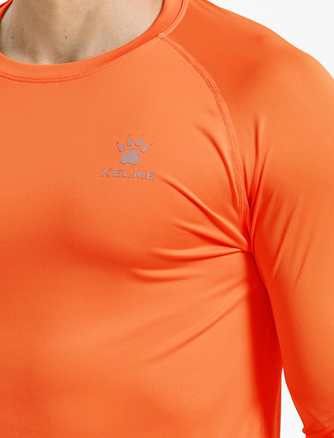 KELME Men's Long Sleeve Compression Shirt, Cool Dry Athletic Top Base Layers, Running Soccer Football Undershirt T-Shirt - Image 7