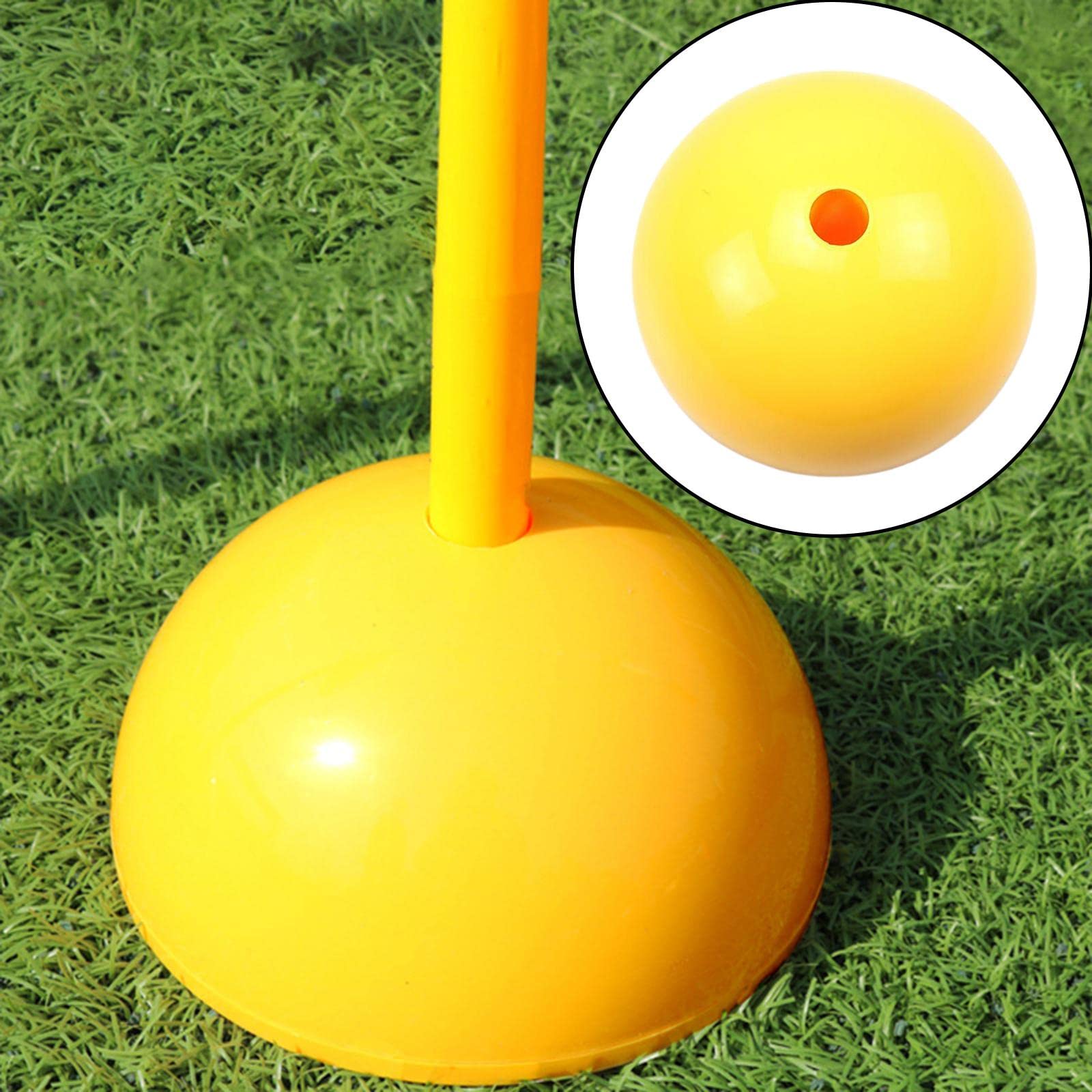 Football Door Pole Training Tool Sign Obstacle Marker Rod Base-image-47