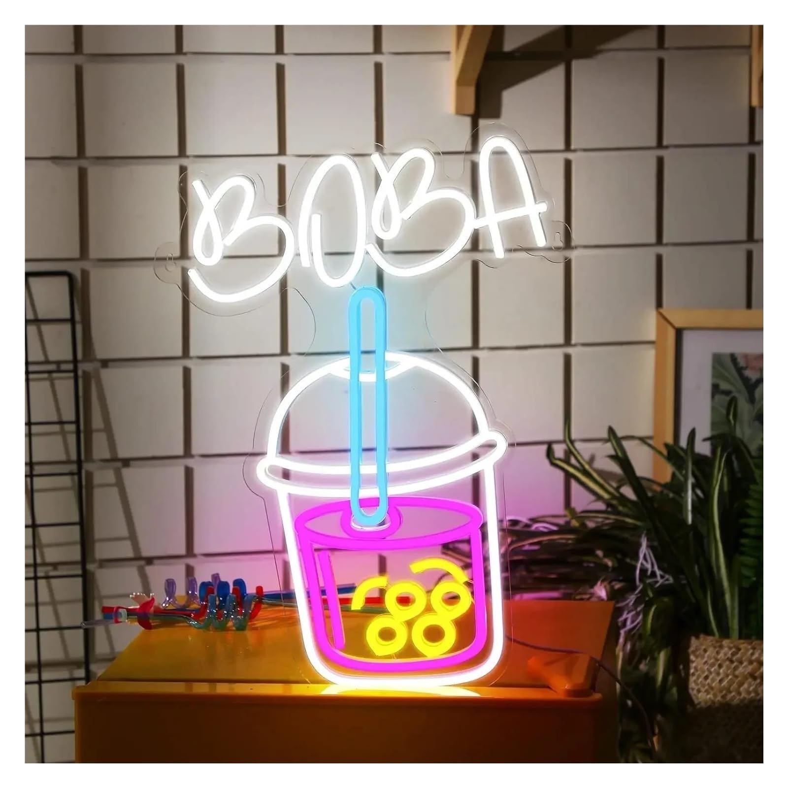 luoliang Illuminazione al neon Boba per insegna al per neon per luce dimmerabile alimentata tramite per