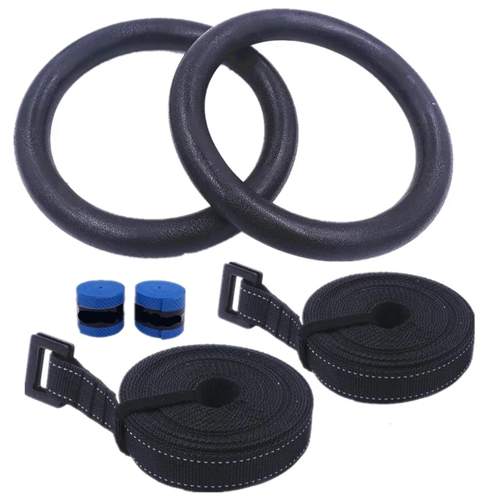 Anillas de Gimnasia Anillo de Gimnasia Profesional dominadas con Correa Ajustable Entrenamiento for Gimnasio en casa Fuerza Corporal y Muscular