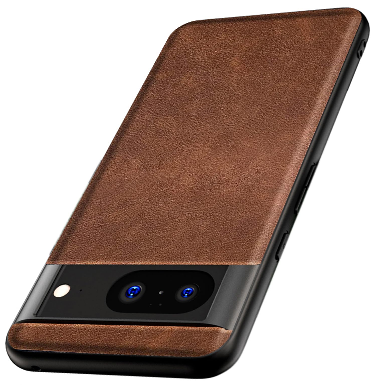 Kapa Tux Leather Back Cover for Google Pixel 8 | Slim Shockproof Camera Protection Bumper Case (Brown) (B0CQM54CFH) Amazon Price History, Amazon Price Tracker