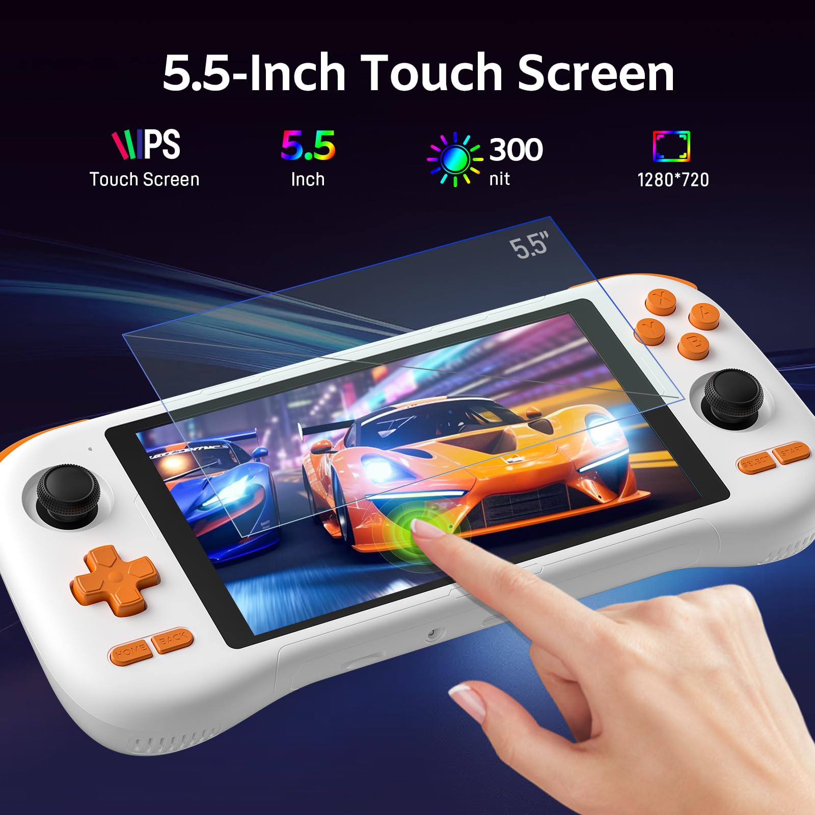 Amazon.com: kinhank K56 Retro Handheld Game Console, Support 7000+