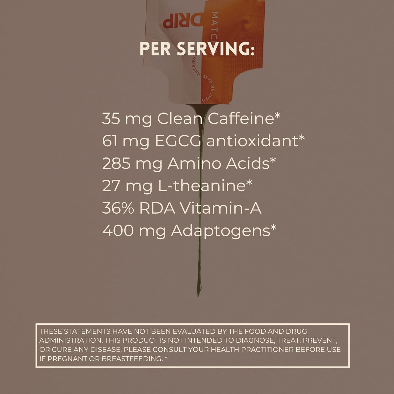 LAKA EAT THE EARTH Matcha Drip™: Clean Energy & Focus Boost with Superfoods