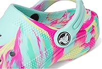 Vista 11 de Crocs - Zuecos clásicos para niños, diseño de teñido anudado jaspeado