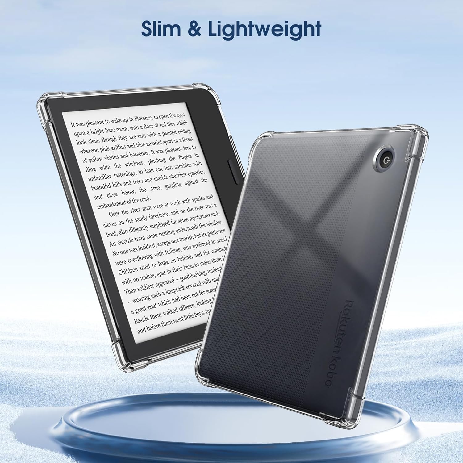 ProElite Soft TPU Transparent Back Case Cover for Kobo Libra