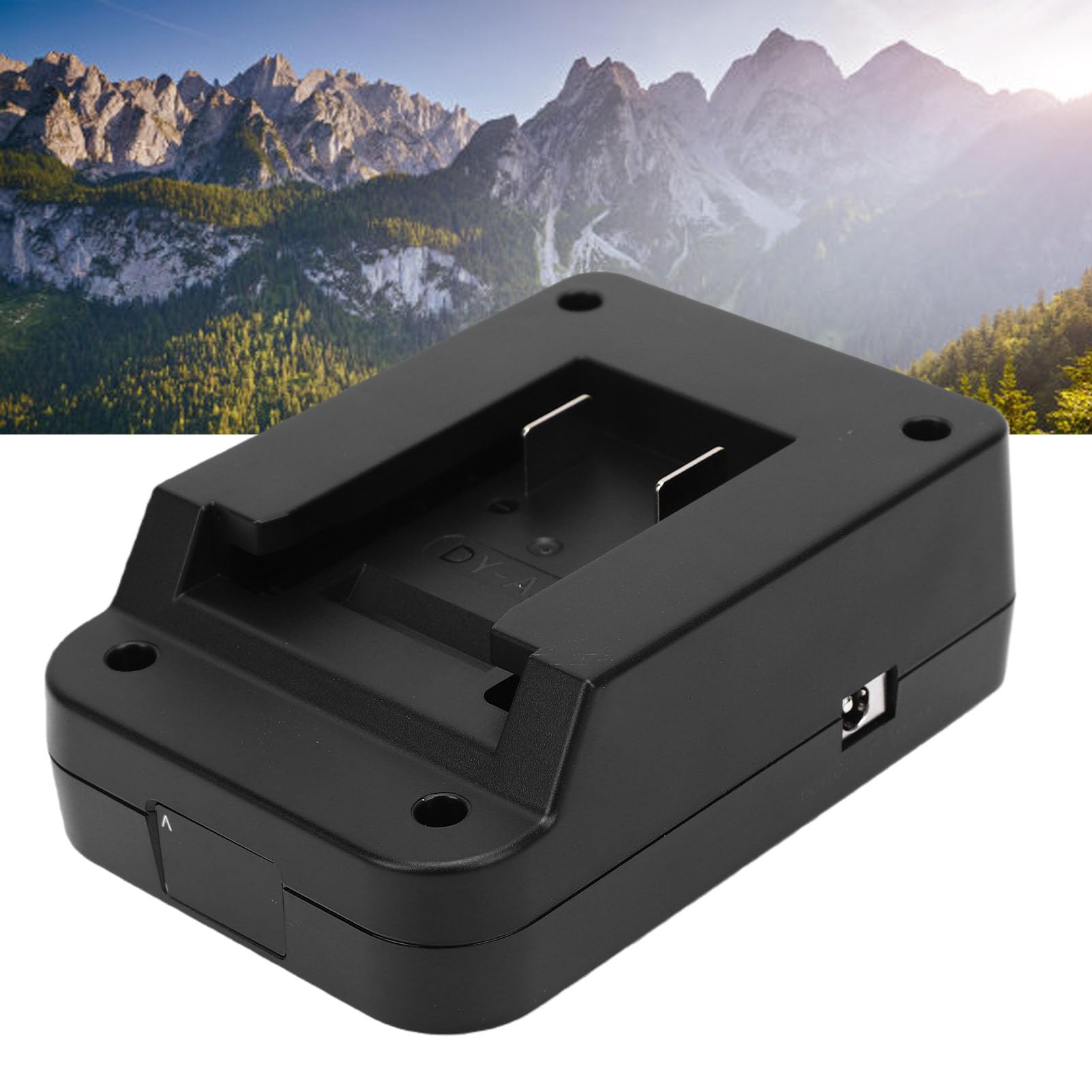 KIMISS Placa de Batería de Montaje en V, Adaptador de 100 W, Convertidor de Batería de Herramienta Eléctrica, con Salidas USB Tap DC para Cámara Drone Laptop