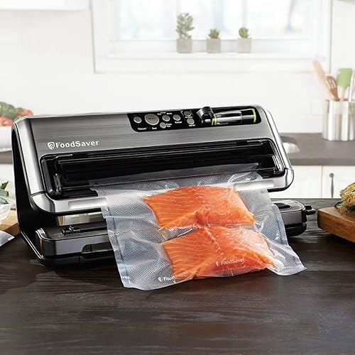 Miniatura 3 de FoodSaver FM5460 Sistema de conservación de alimentos, máquina automática de sellado al vacío 2 en 1 con kit de inicio, grande
