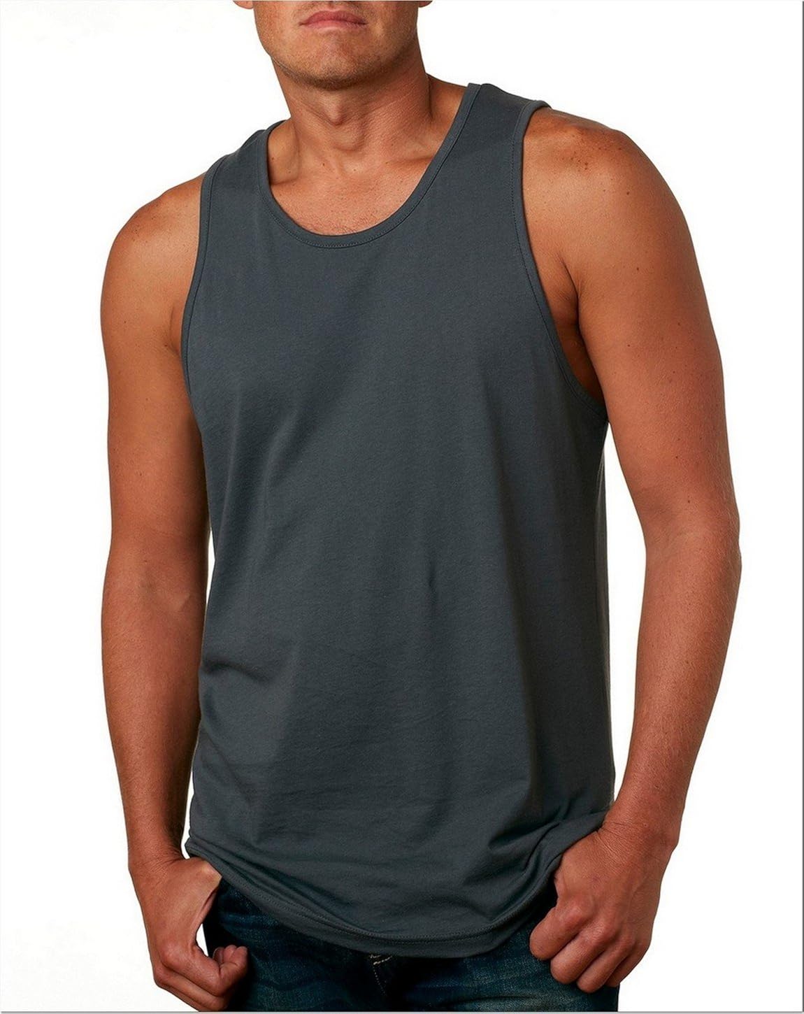 Next Level 3633 Premium Jersey Tank at  Men’s Clothing store