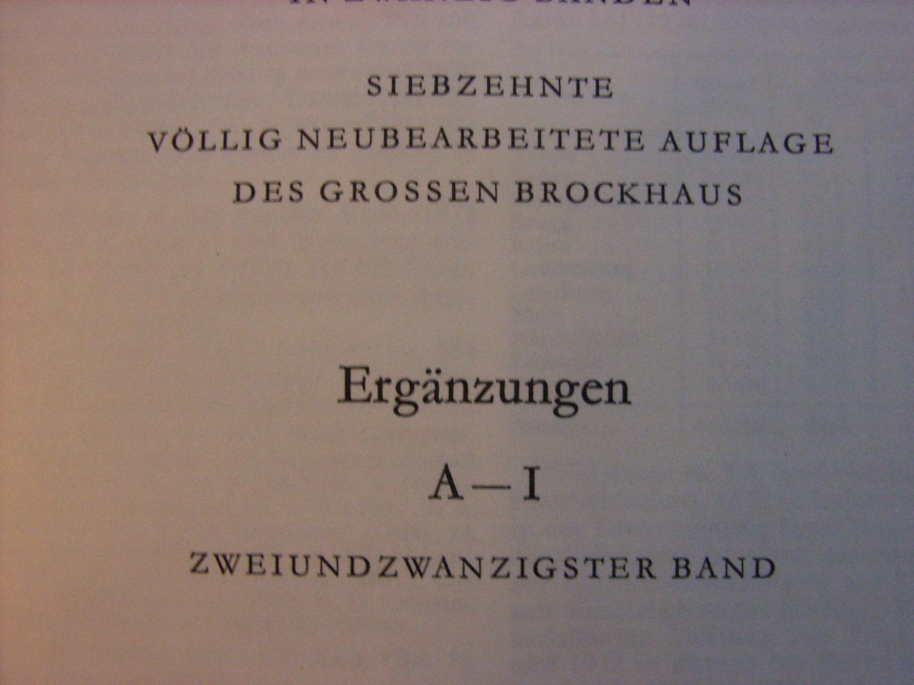 Brockhaus Enzyklopädie in 20 Bänden