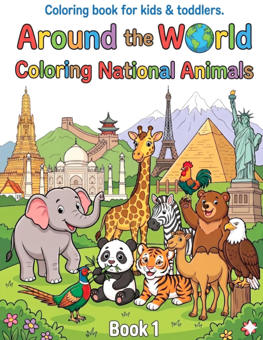 Around the World - Coloring National Animals