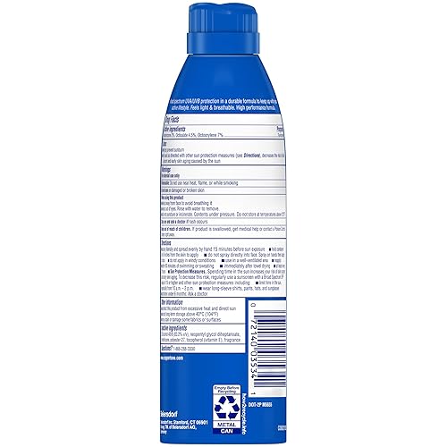 Miniatura 10 de Coppertone Spray protector solar deportivo, protector solar de amplio espectro SPF 15, resistente al agua, 5.5 onzas