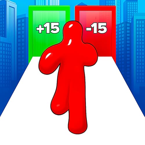 Jelly Blob Runner 3D Tall Man Rush: Giant Slime Man Running Adventure Collect Blobs Race Challenge Game