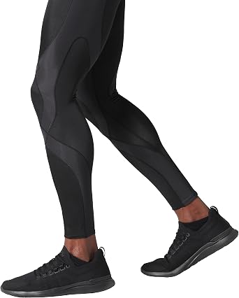 CW-X Men's Stabilyx Compression Tights, 225809A | Compression pants with EXO-WEB support for knees, hips and lower back stability