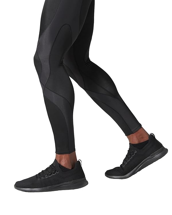 CW-X Men's Stabilyx Joint Support Compression Sports Tights, Pants for Running and Recovery, X-Large Long Tall, 225809A by CW-X - Image 2