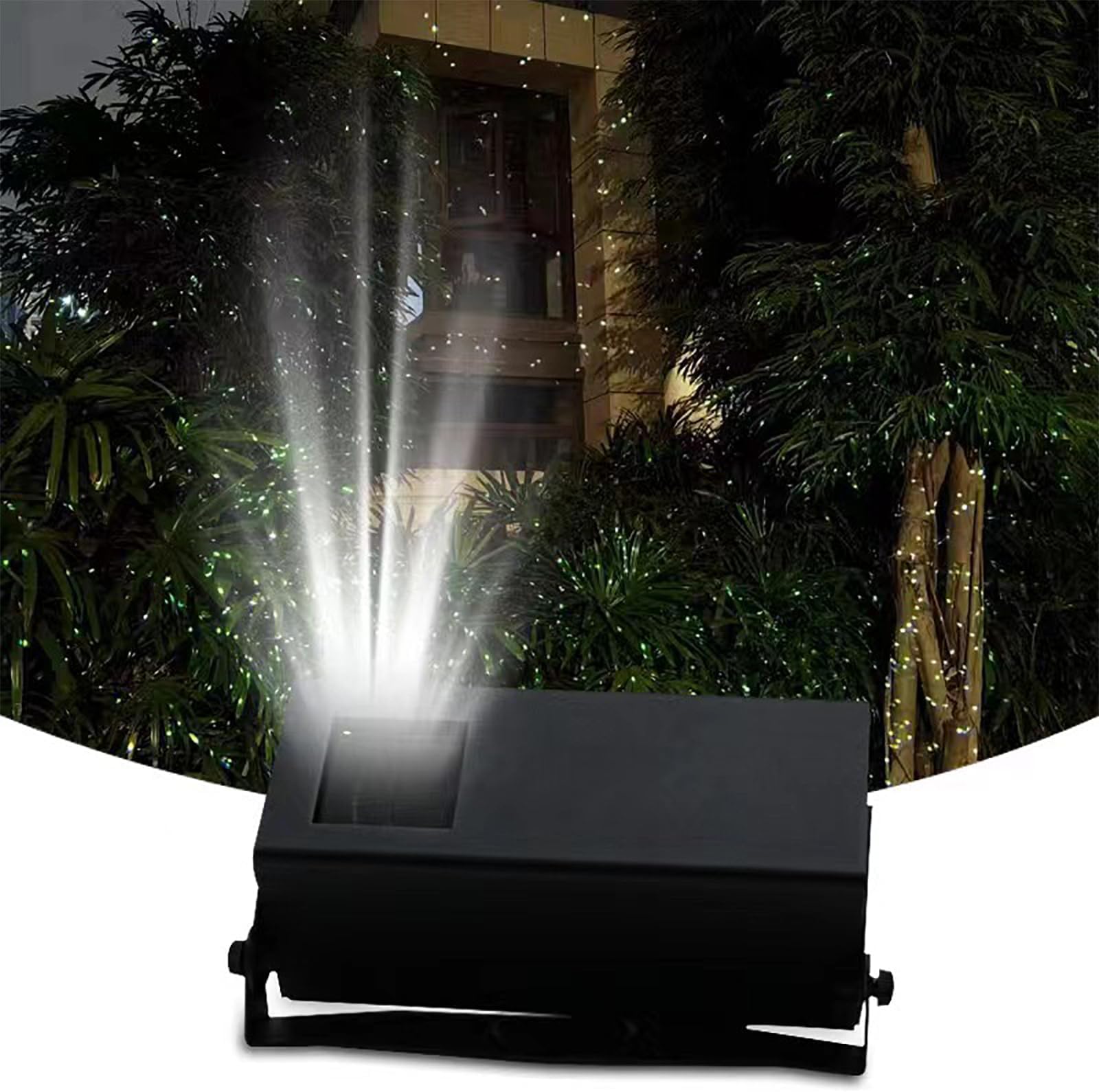 Christmas Projector Lights with 5 RGB Firefly Effects | Adjustable Motion Speed & Timer | 5-20m Throw Distance & 300° Angle for Home Party Decor