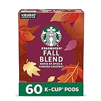 Vista 1 de Starbucks Cápsulas de café K-Cup, café tostado medio para cafeteras Keurig, mezcla de otoño, 100% arábica, edición limitada, 6 cajas