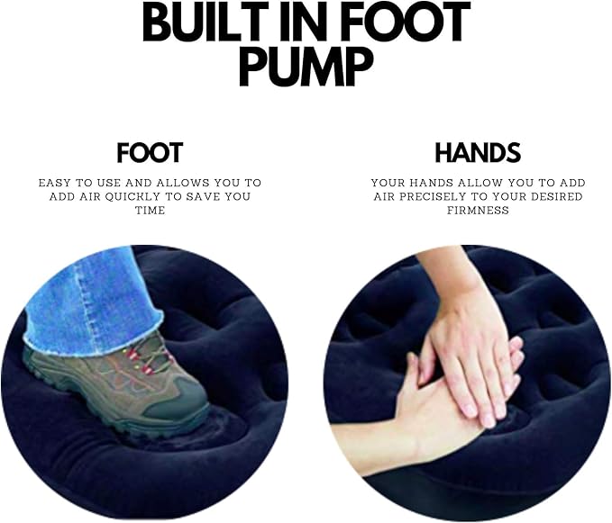 outbound twin double high airbed