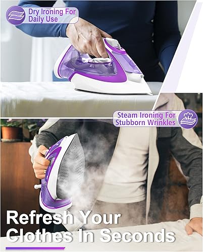 Miniatura 7 de Juego de plancha de vapor para el hogar, planchado eficiente, adecuado para todo tipo de prendas