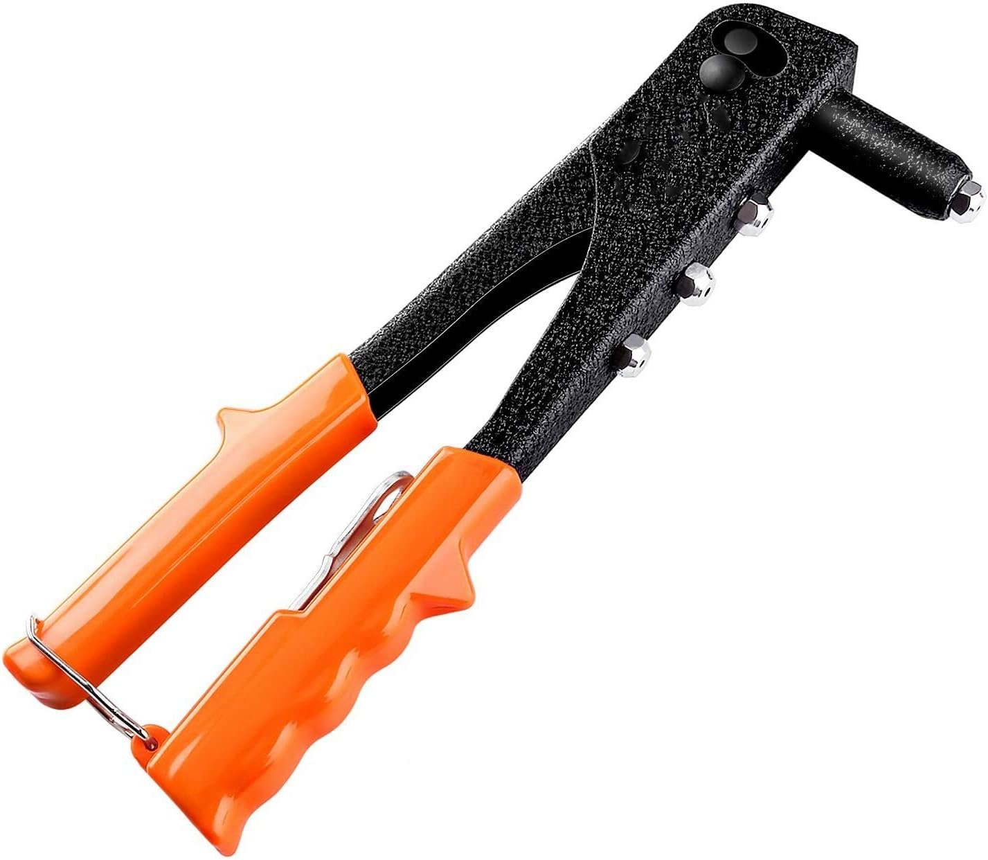 Rivet Gun Hand Riveter with 40Pcs Metal Rivets Heavy Duty Riveter Kit Professional Pop Rivet Gun