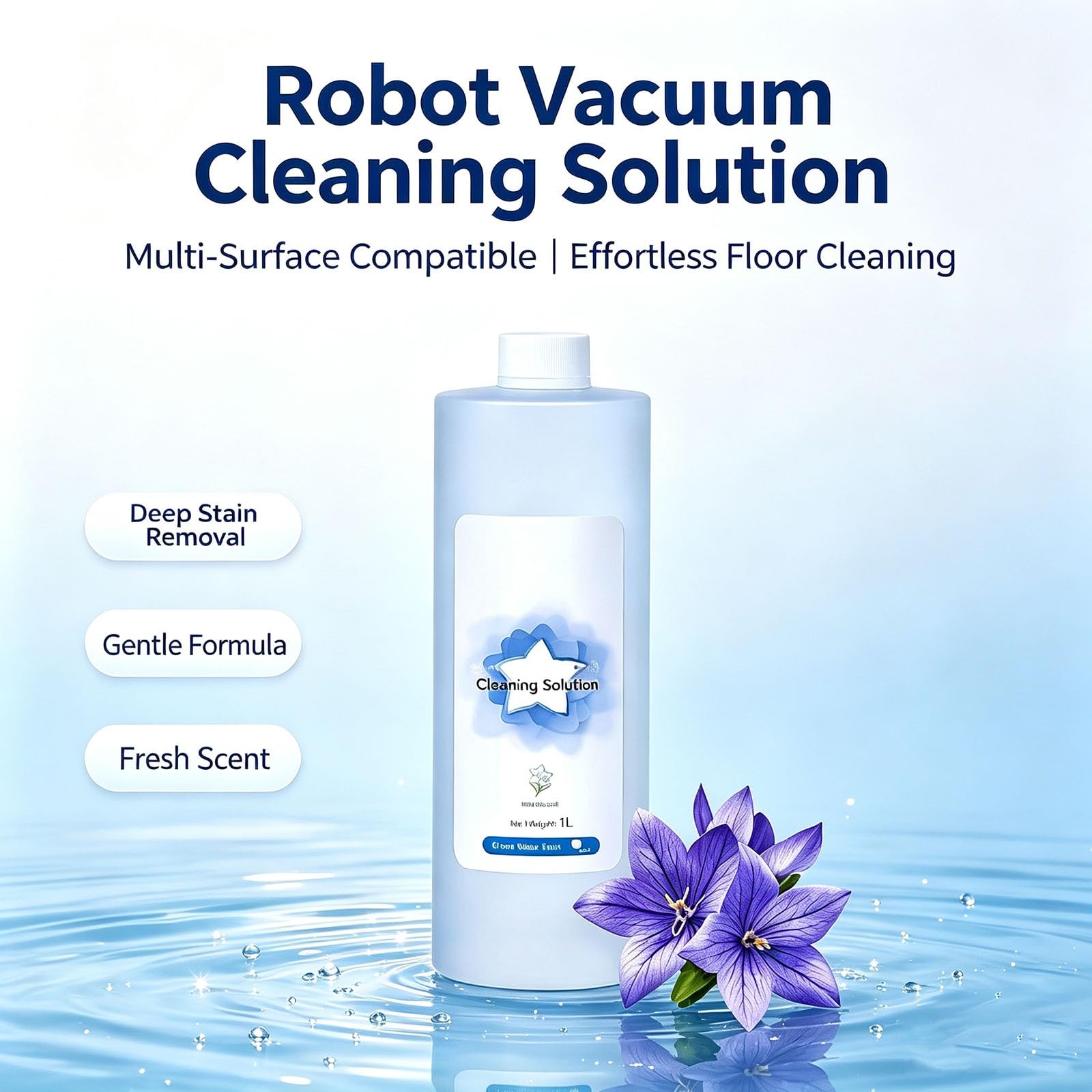 Solución de limpieza compatible con las series ECOVACS Deebot X11, N20, X1, X5, X8, T10, T20 y T30