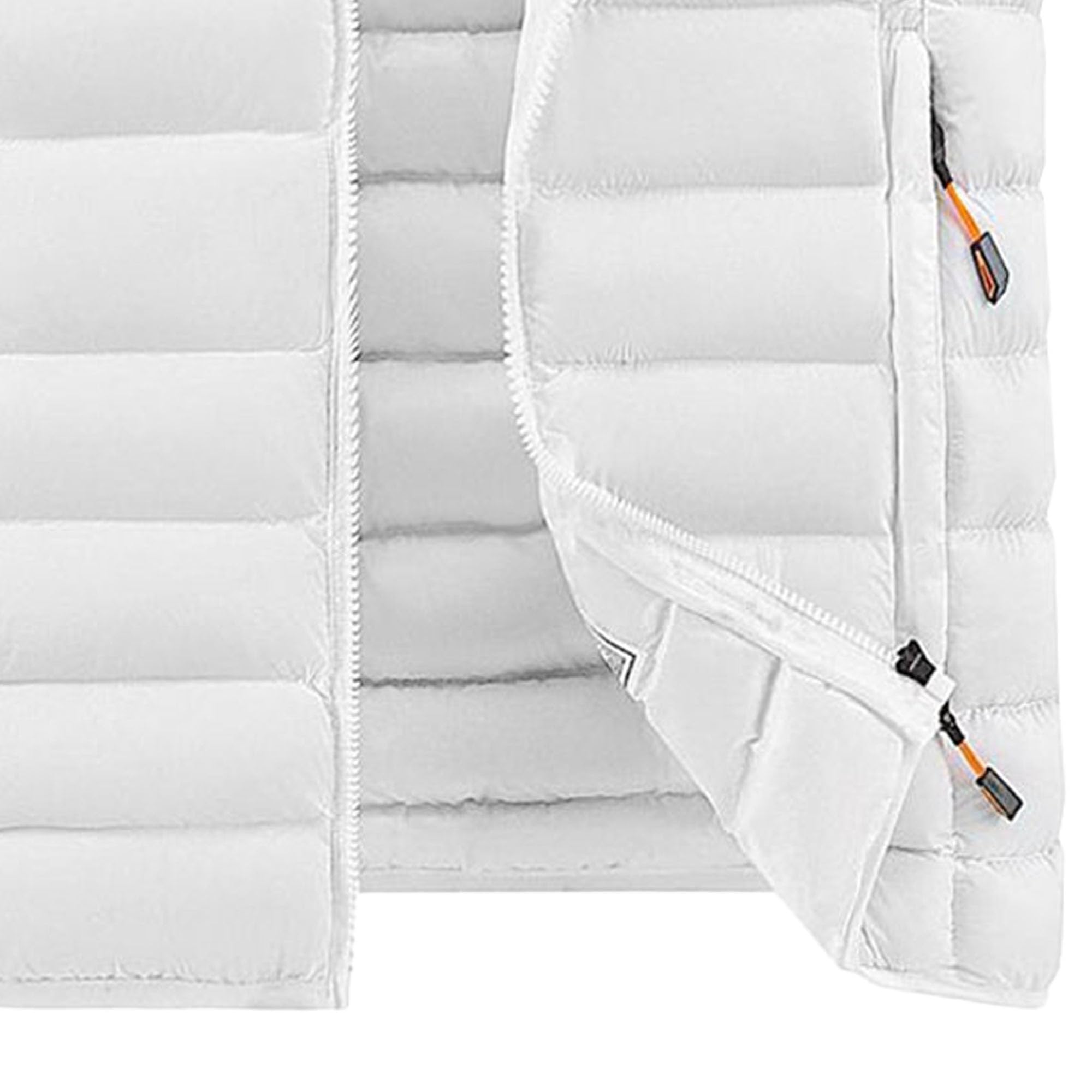 DGKaxiyaHM Veste Bouffante à Capuche Pour Hommes Manteau D'Hiver Matelassé LéGer De Couleur Unie Veste En Duvet MatelasséE Coupe-Vent