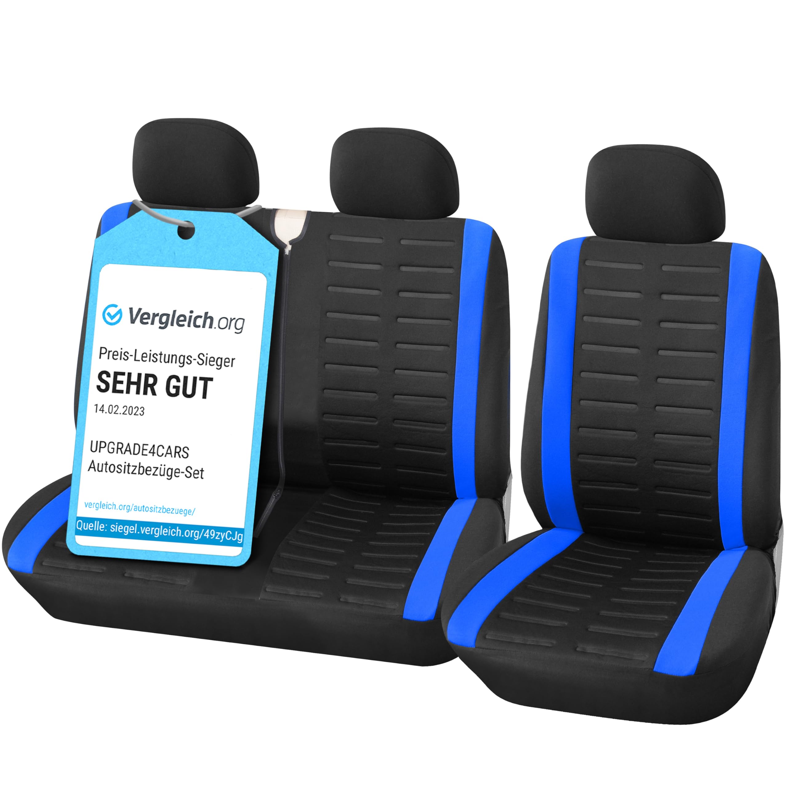 Upgrade4cars Fundas Asientos Coche Universales Negro | Cubre Universal | Protector de Asiento Delantero para Delantero y Trasero | Accesorios Interior Decoracion — view 32