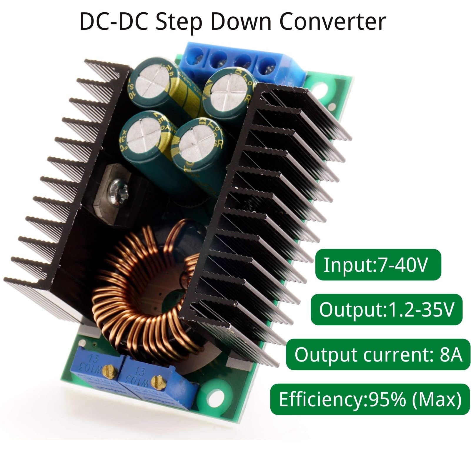 Step Down Converter DC-DC przetwornik 7-40 V do 1,2-35 V regulator napięcia 300 W Buck Converter 12 V 24 V zasilacz moduły