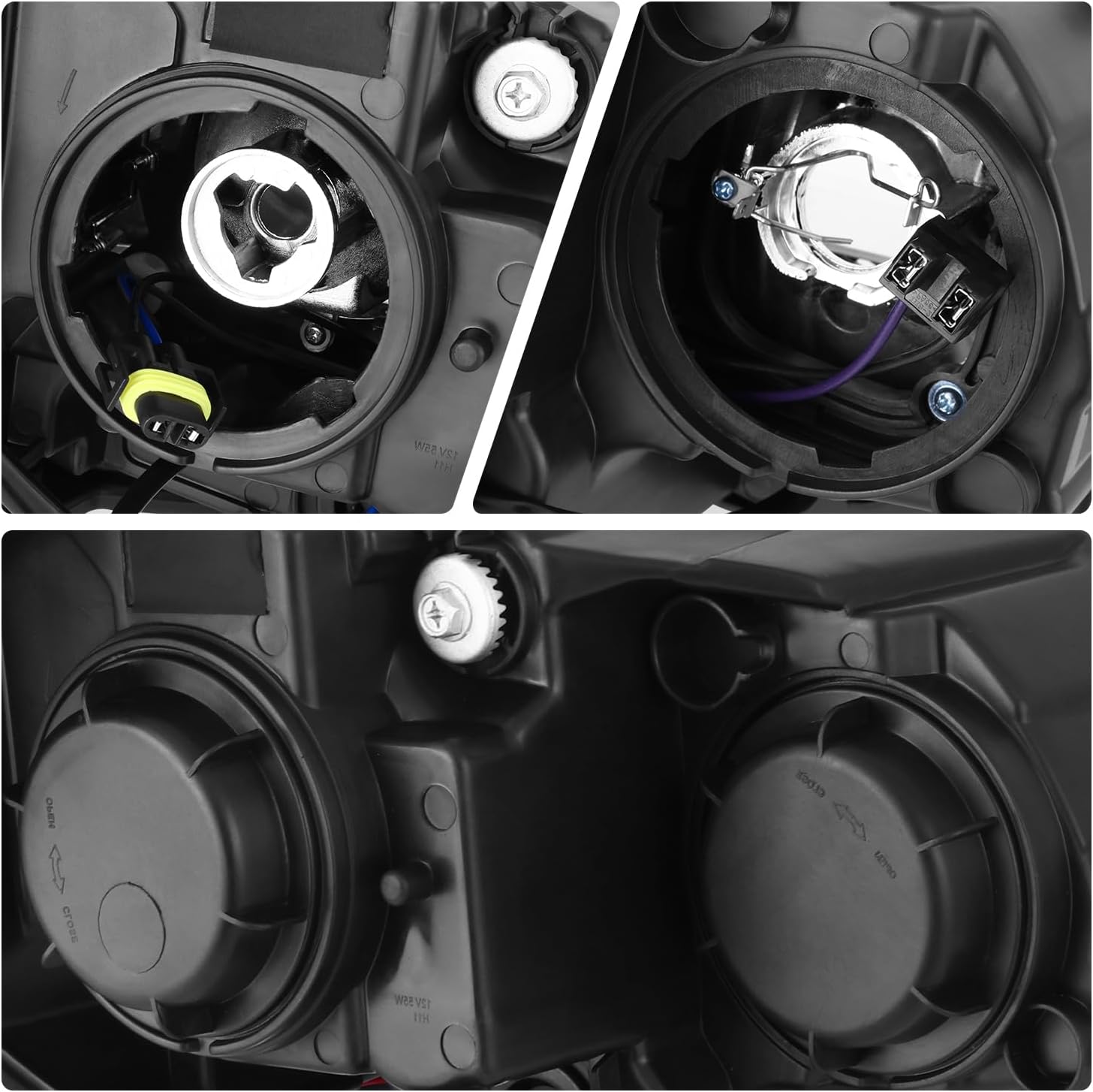 DNA MOTORING Front, Left Factory OE Style Headlight Replacement Driver Side Compatible With Malibu 2013-2015 / Malibu Limited 2016, GM2502362, OEM-HL-0207-L