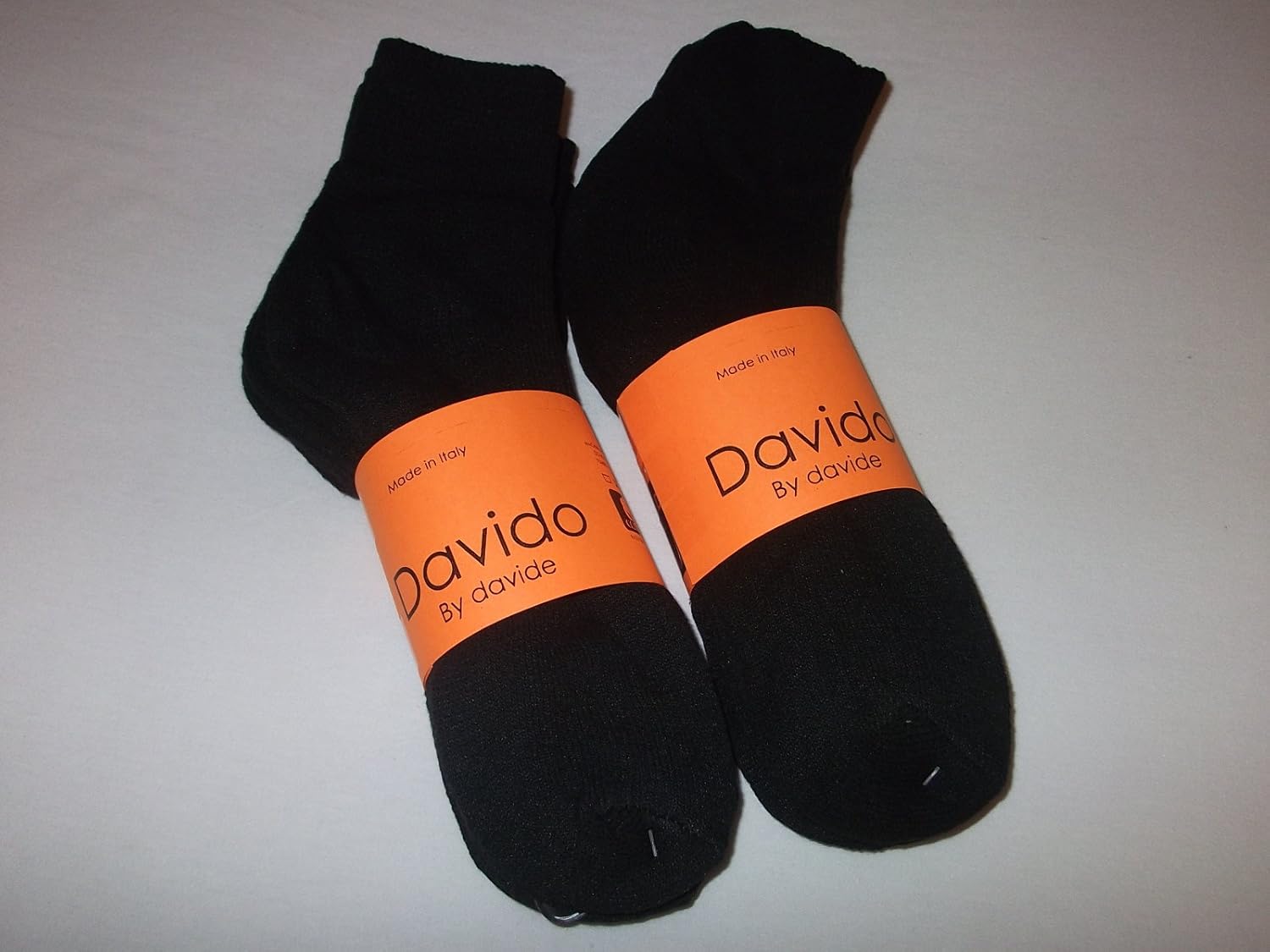 davido Mens Socks crew made in italy 100% cotton 8 pairs