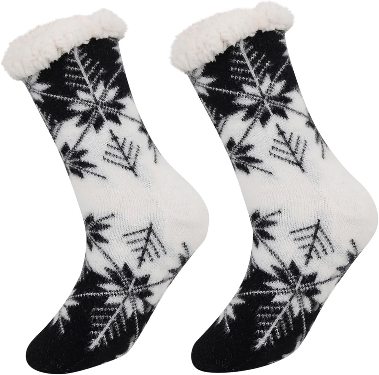 Womens Fashion Socks, Cute Floral Pattern Thermal Non Slip Casual | Fall Winter, Hiking, Travel, Vacation, Gym, Yoga, Sleep Wear, Going Out, Outdoor, Ladies things, Cold Weather Sock