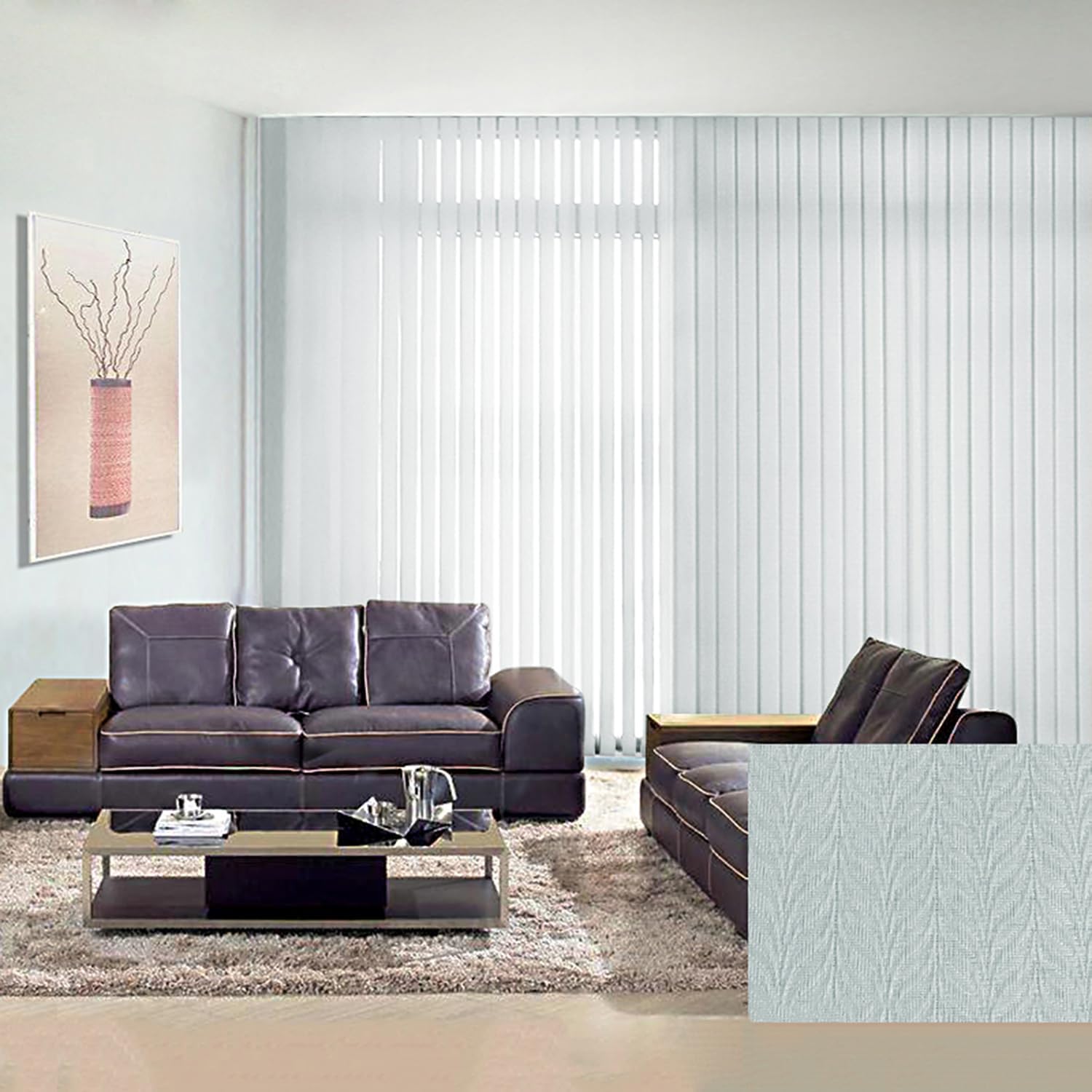 オーダーメイド バーチカルブラインド 窓の遮光ロールスクリーン 縦型ブラインド 調光ブラインド 断熱カーテン 目隠し UVカット 冷