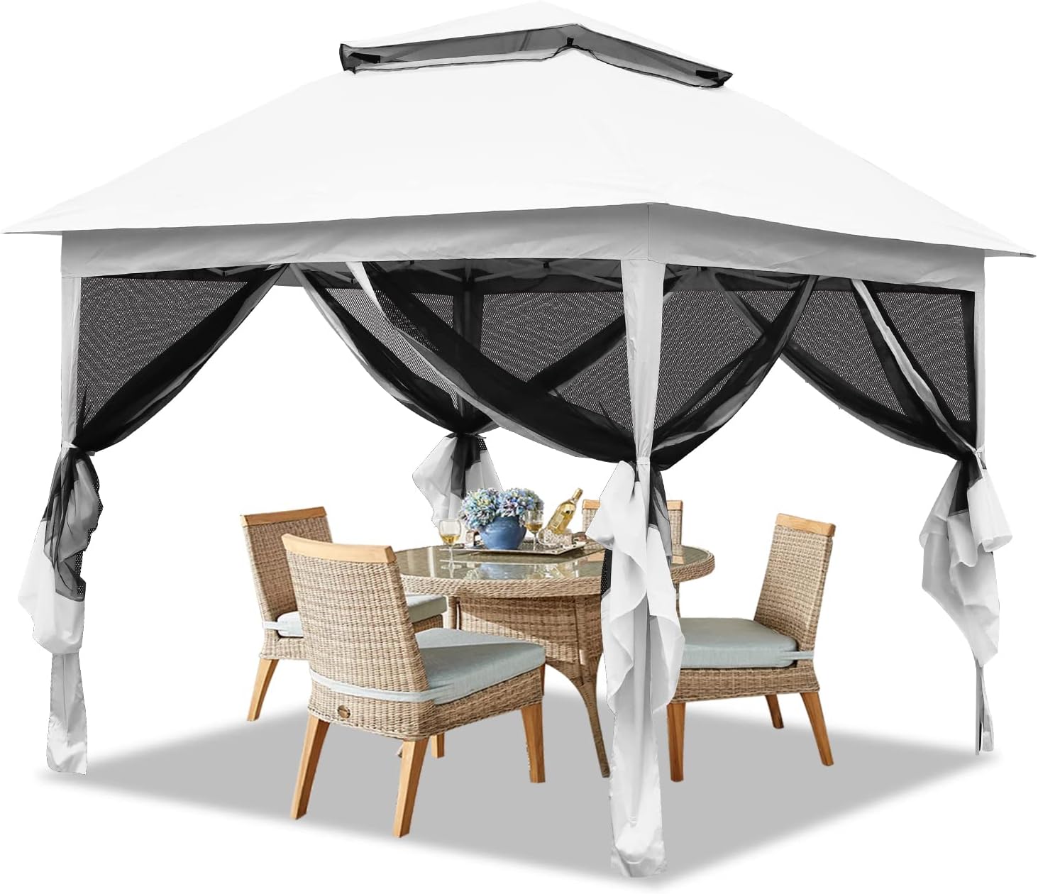 Lot De 4 Panneaux Latéraux De Rechange Résistants à L'eau Pour Tonnelle