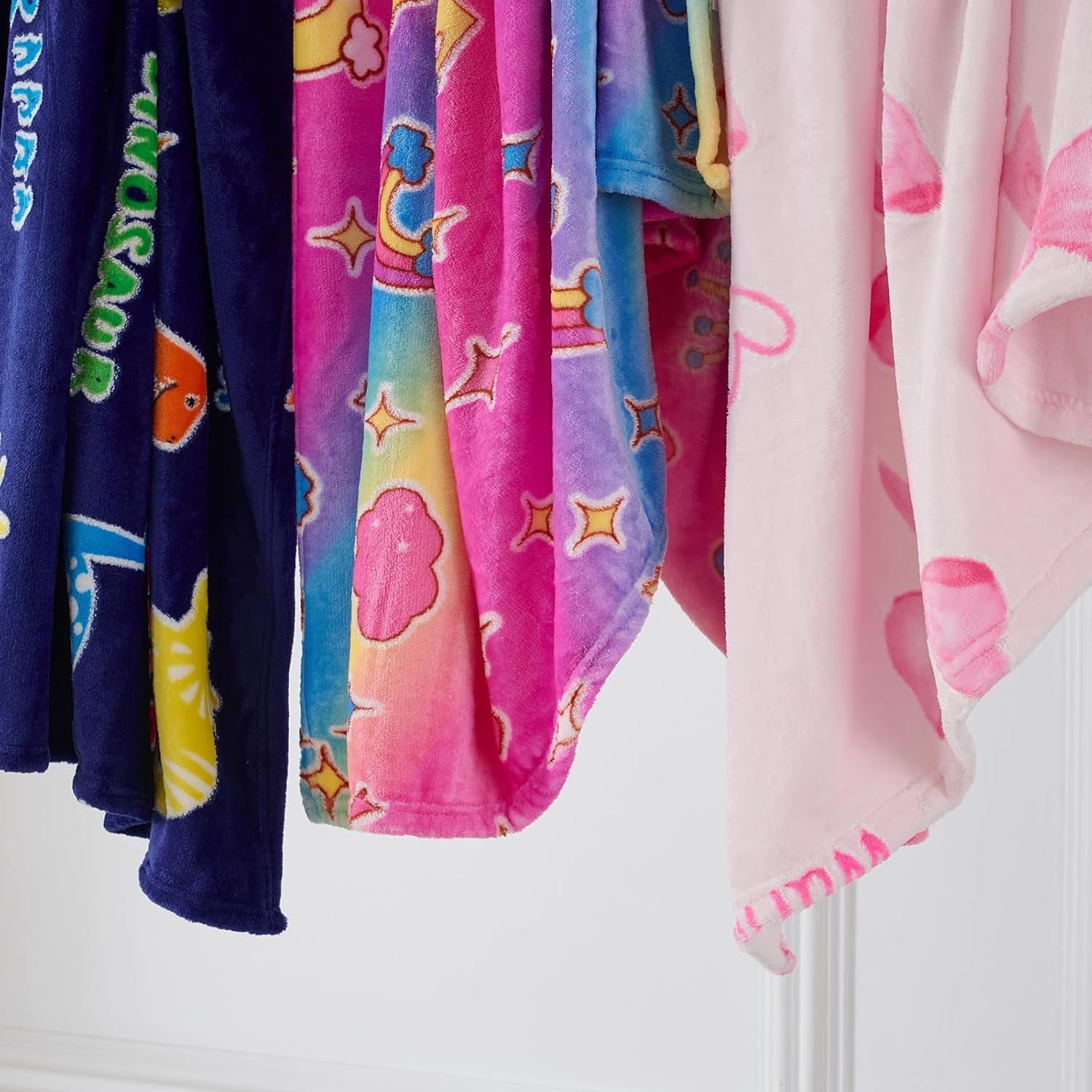 Lotus Karen Pink Bow Glow in The Dark Love Blanket Birthday Gifts for Girls 1 2 3 4 5 6 7 8 9 10 11 12 Kids Blanket with Heart Halloween Christmas Girl Gifts Ideas Cute Bedroom Decor(Pink Bow 50"×60" - Image 9