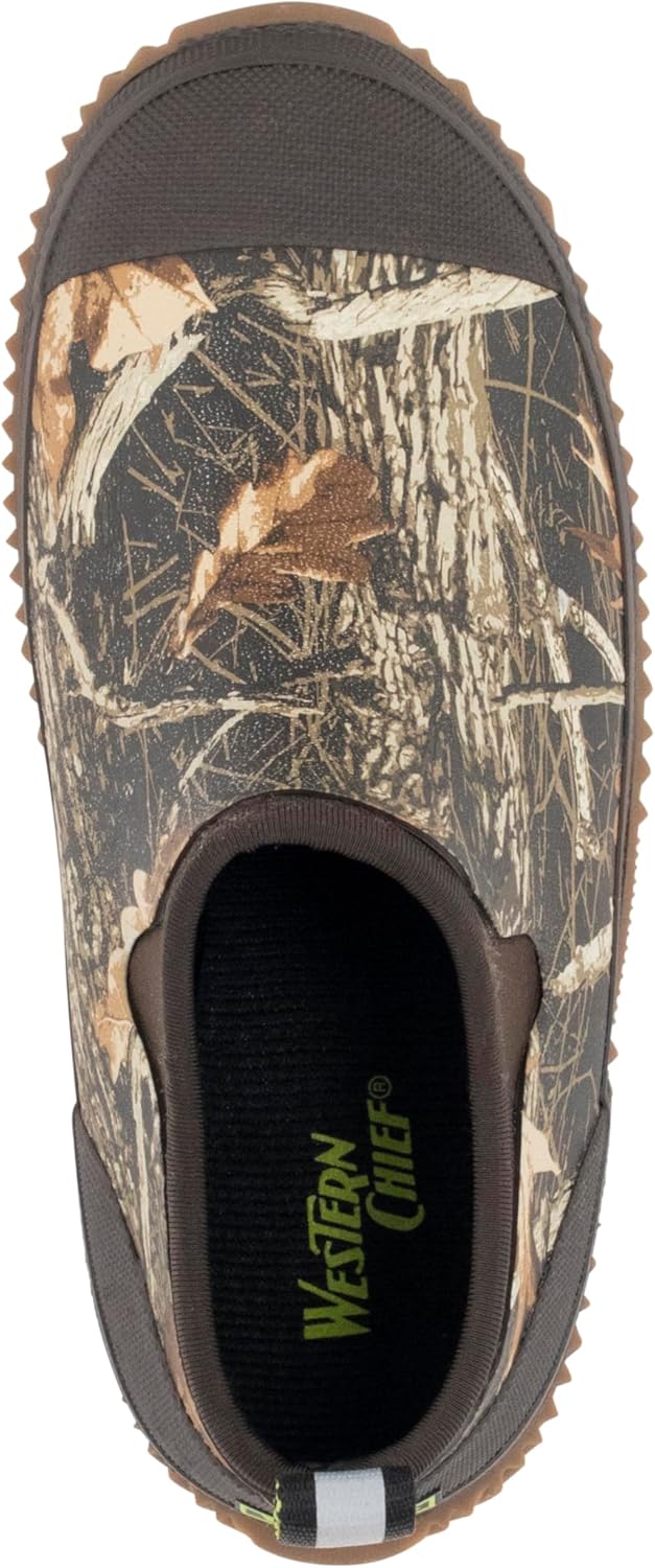 Western Chief Grazer Unisex Waterproof Rubber Garden Shoes, Neoprene Insulated Slip-On, Outdoor Ankle Rain Boots for Men and Women