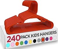 Vista 52 de Utopia Home Paquete de 40 perchas para niños, perchas de plástico de 11.5 pulgadas para armario, perchas para ropa y colgador infantil para armario