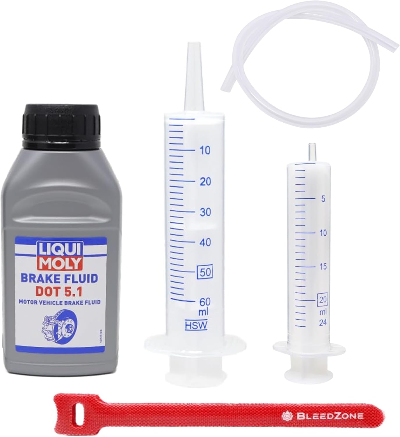 BleedZone Motorcycle Brake Bleed Kit