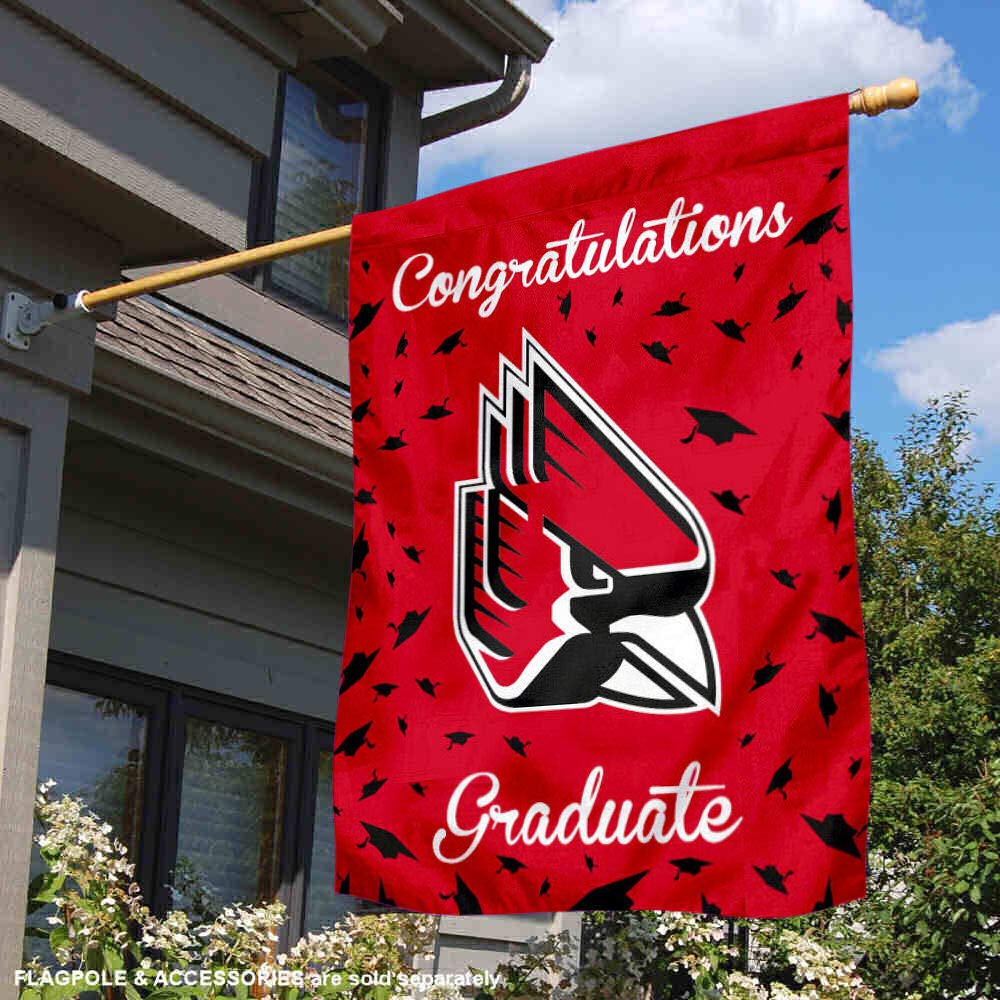 Ball State Cardinals Garden Flag – New Logo, Double Sided, 13x18 Inches | NCAA Officially Licensed Polyester Flag