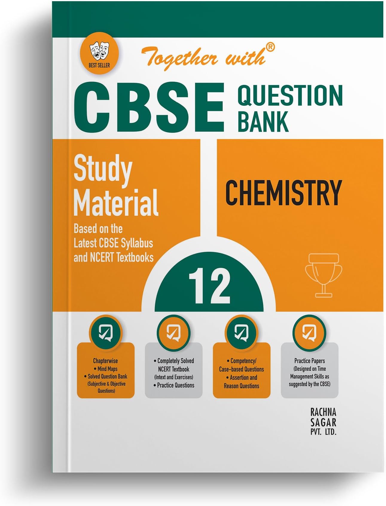 RACHNA SAGAR Together With CBSE Class 12 Chemistry Solved Question Bank & Practice Papers (Chapterwise & Topicwise) Exam 2023-24