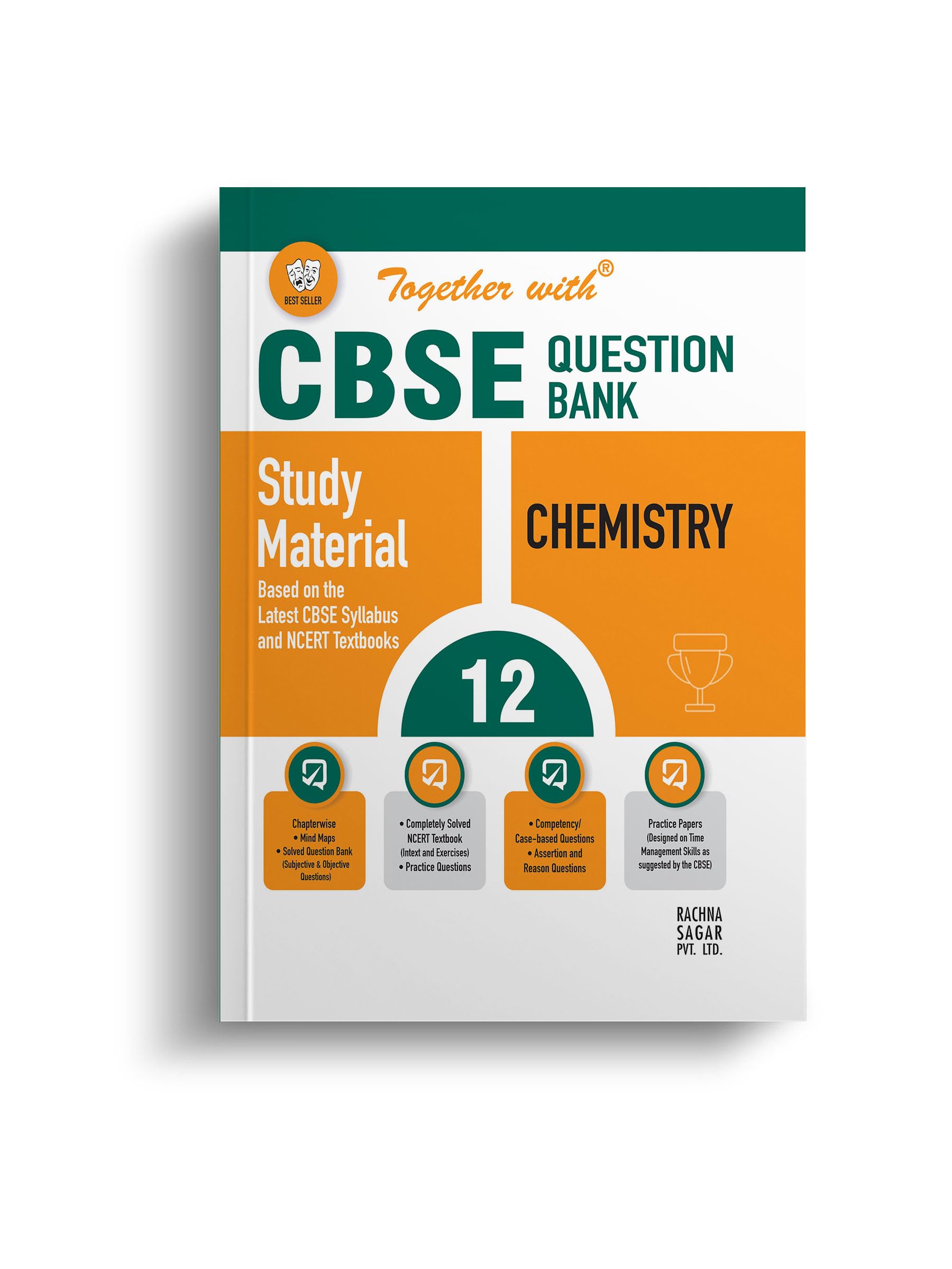 RACHNA SAGAR Together With CBSE Class 12 Chemistry Solved Question Bank & Practice Papers (Chapterwise & Topicwise) Exam 2023-24