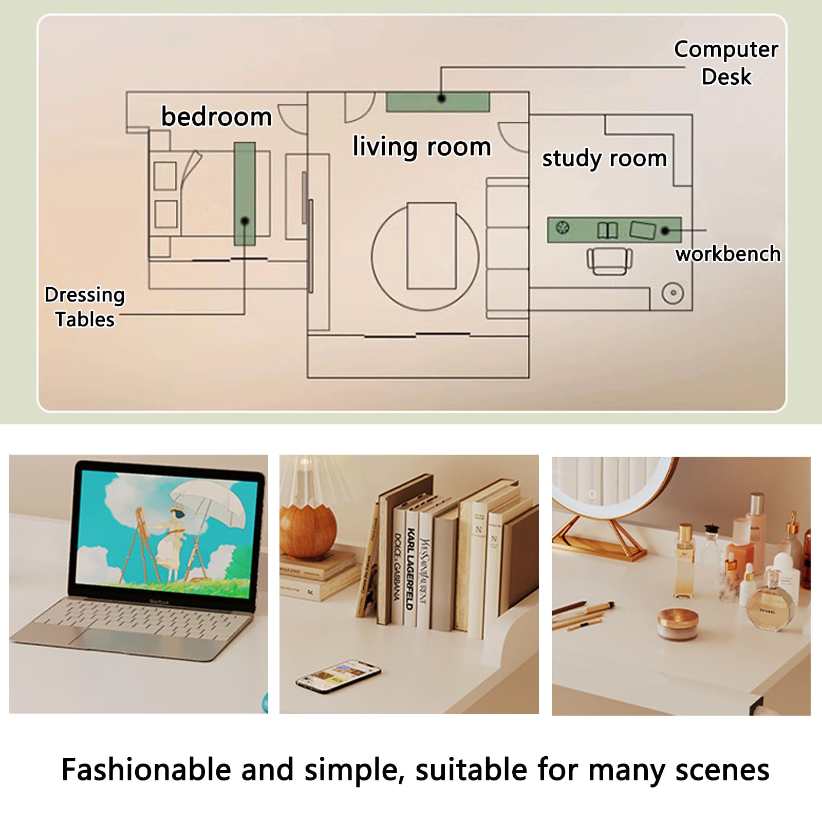 Mesa de Hospital sobre la Cama para Uso doméstico giratoria, sobre la Mesa de la Cama con Ruedas, Mesa de Altura Ajustable, Mesa de la Cama del Hospital, Carrito para sillas, Escritorio para