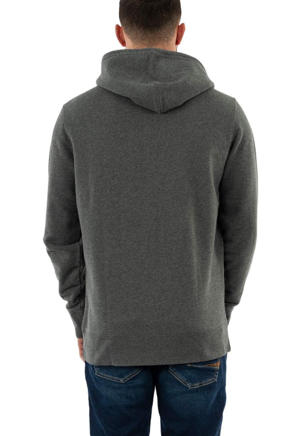 Levi's Mężczyźni Zip Up Sweatshirt, Charcoal Heather XX, XL