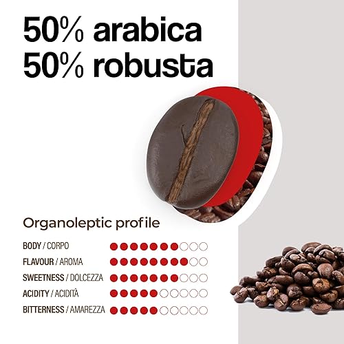 Miniatura 4 de Dongiò Caffè Roma Blend - Café en grano entero 2.2 libras (35.2 onzas), tostado medio oscuro, mezcla de espresso italiano con notas de cacao y