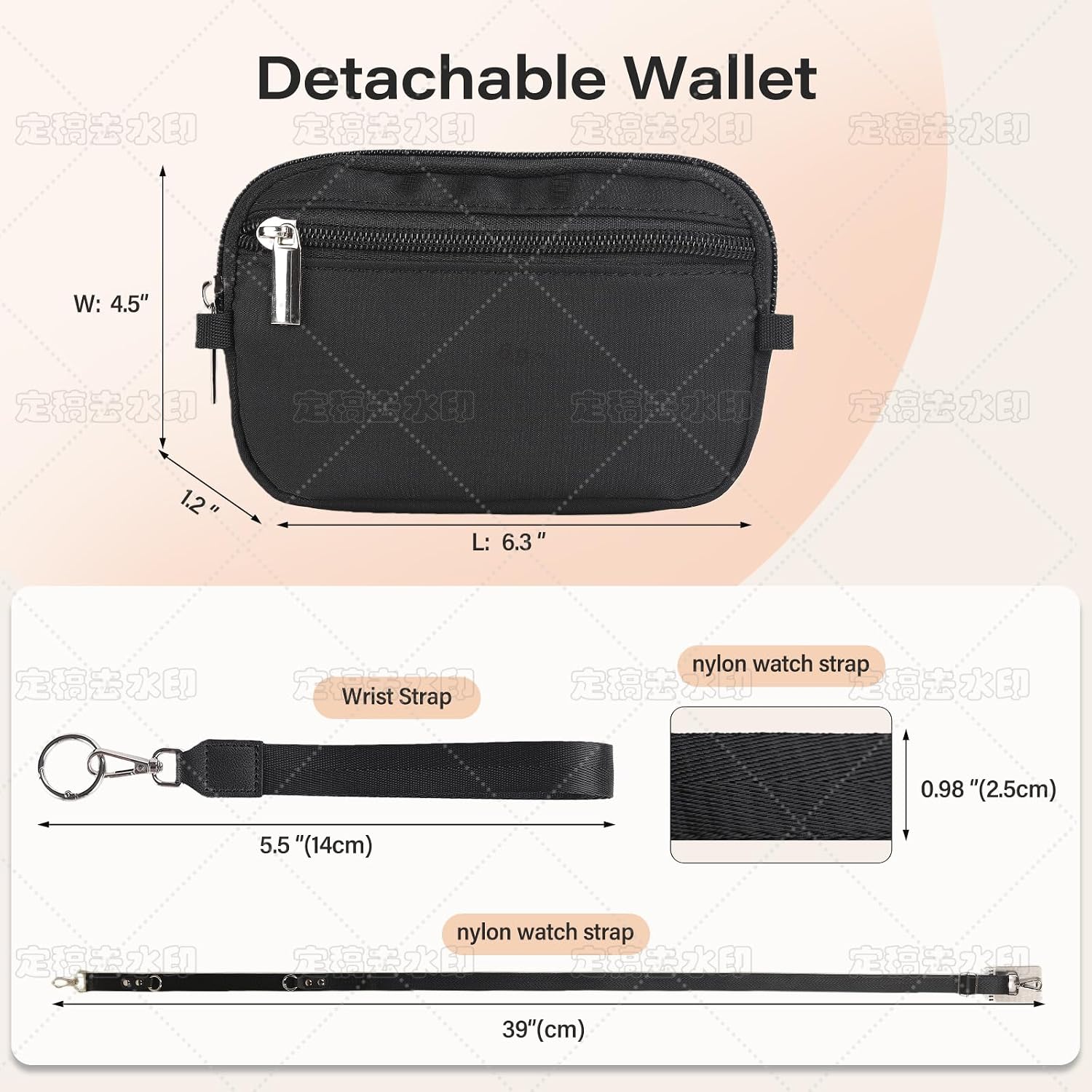 3-in-1 Clip and Go Phone Strap with Wallet Crossbody