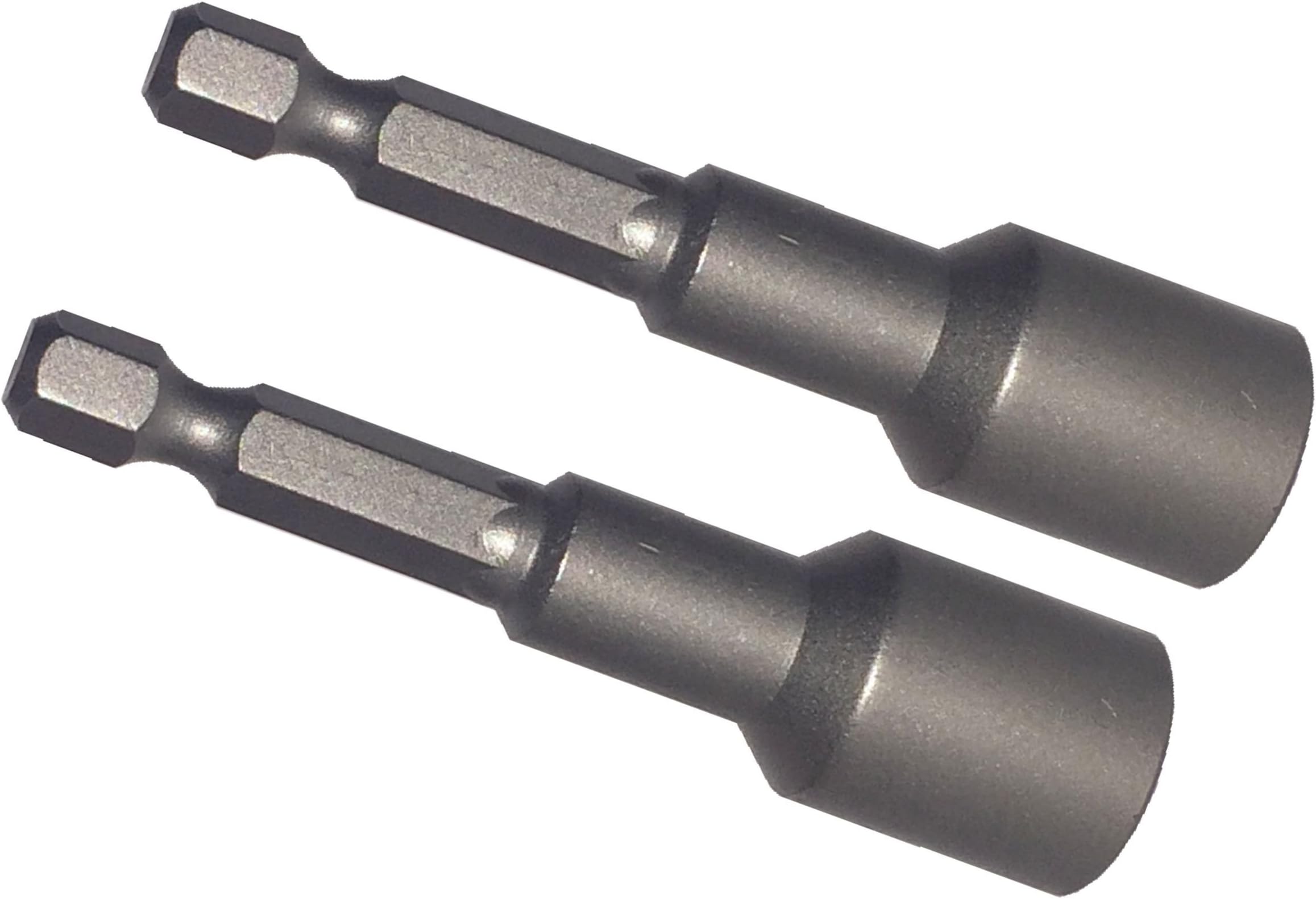 11mm Bi-Hex Nut Driver (Pack of 2) 65mm Long with 1/4" Hexagon Drive Suitable for Cladding and Roofing