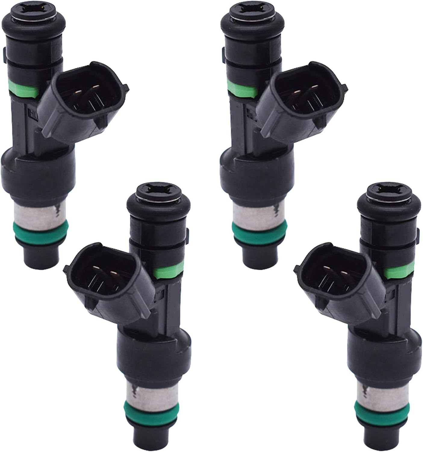 waltyotur 4pcs Fuel Injectors 16600-EN200 Replacement for Nissan Sentra NV200 Cube Versa MR18DE MR20DE FBY2850