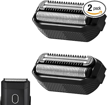 2PCS Replacement Foil Blade Compatible with MANSCAPED The Handyman Foil Blades for Portable Men s Travel Facial Hair Groomer