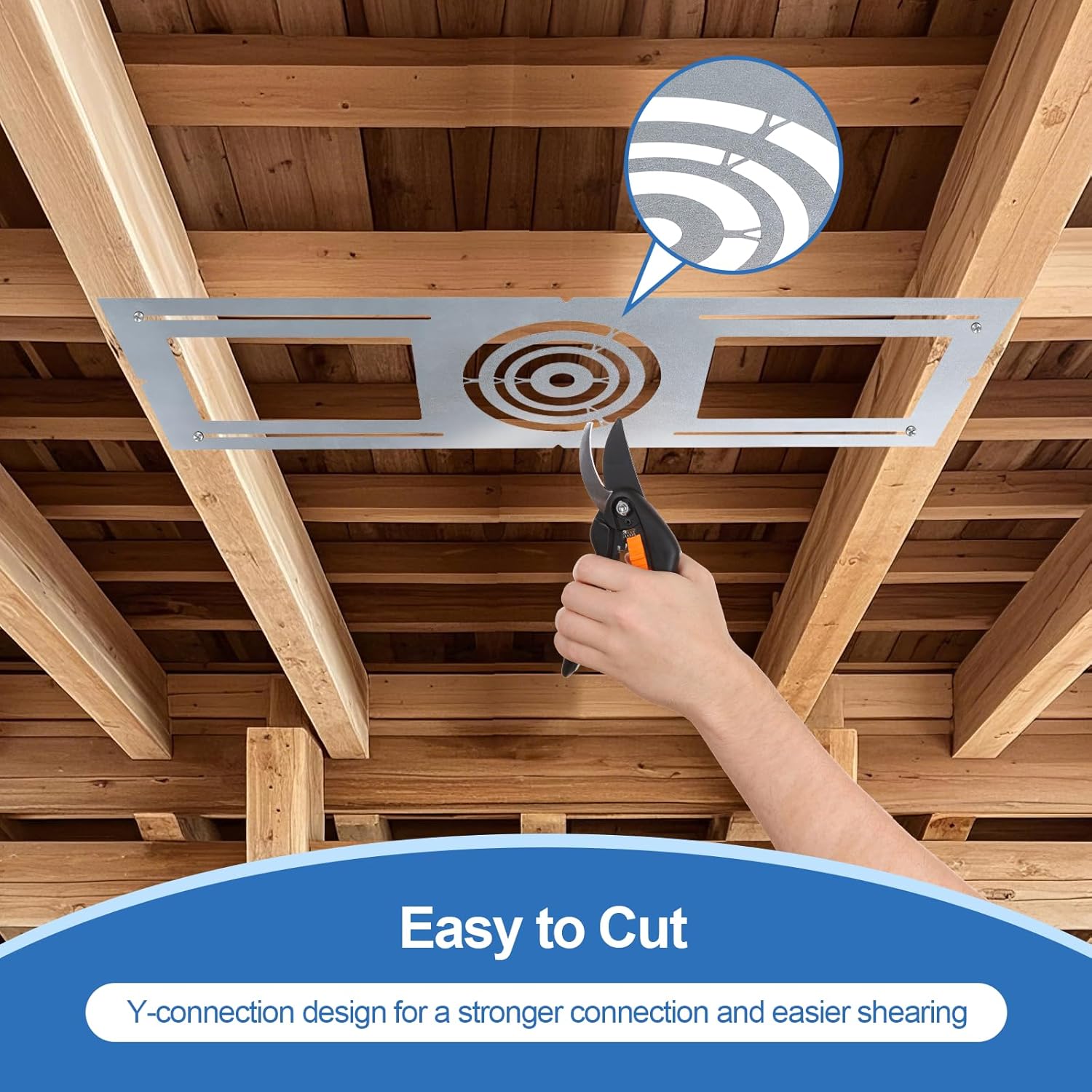 24個パック 新しい構造マウントプレート 対称丸穴付き - 3/4/6インチ LED 埋め込み式照明キット ウェハLEDライト 長さ