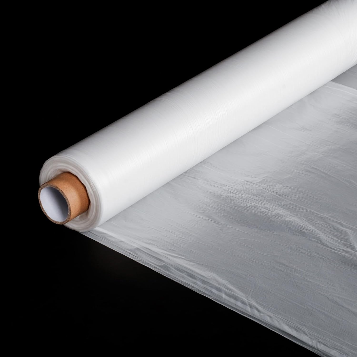 Temporary Floor Protection, 12.5ft x 328ft, Carpet Protection Film for Construction and Renovation, Extra Large Plastic Dust Covers for Furniture, Reusable Waterproof Floor Cover