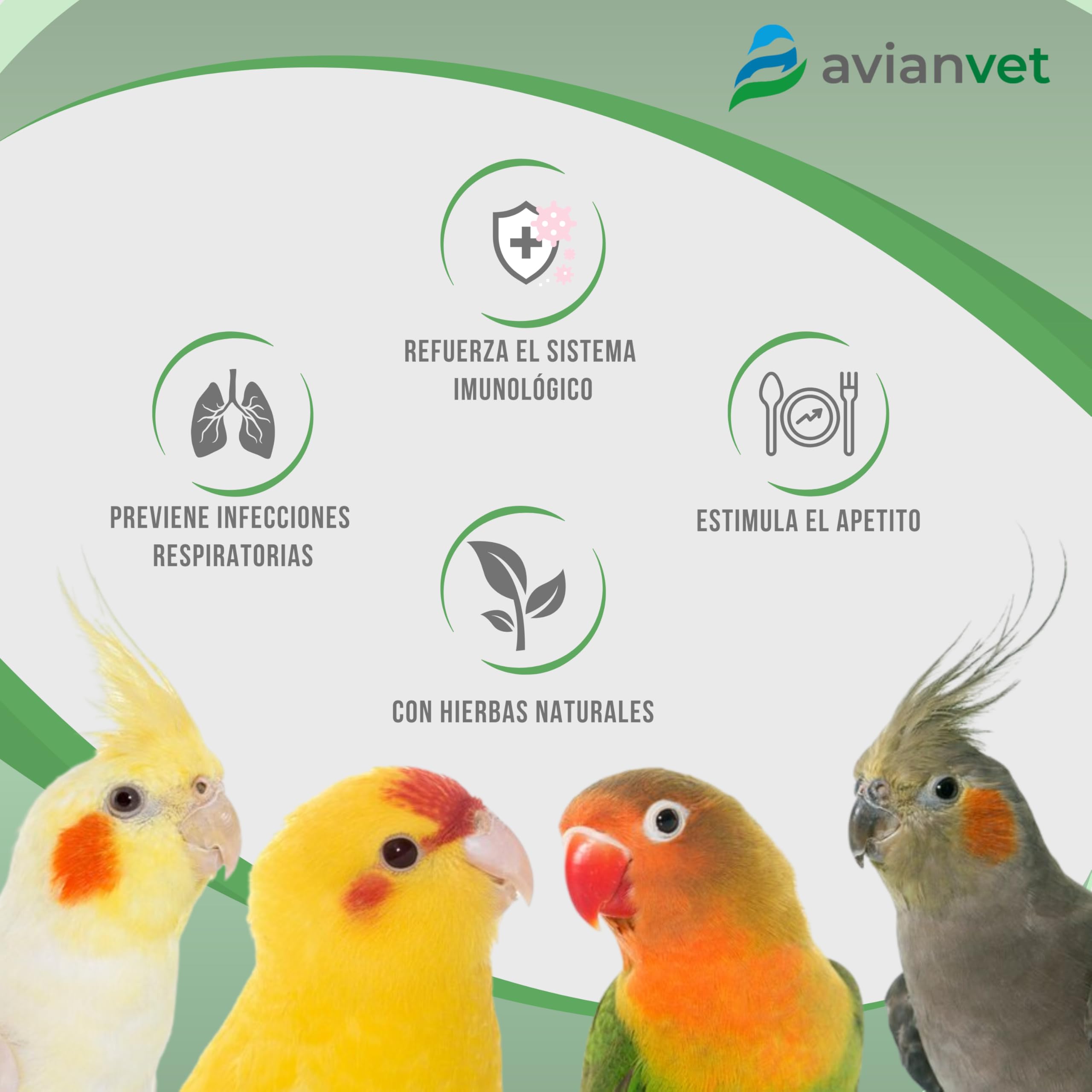 Respirer | Réduit le risque d'infections respiratoires et renforce le système immunitaire des oiseaux | Format liquide avec goutteur 15 ml